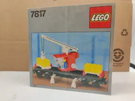 7817 Lego Train Crane Wagon Instruction Book Only