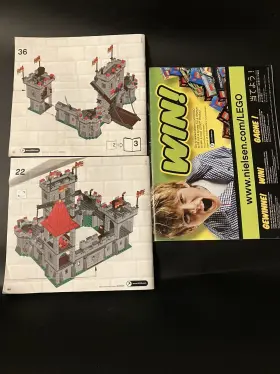7946 Lego Manuals For Castle Kingdoms King S 3 Books Ships Free #2