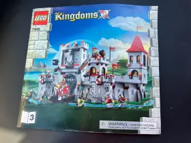 7946 Lego Manuals For Castle Kingdoms King S 3 Books Ships Free #3