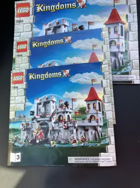 7946 Lego Manuals For Castle Kingdoms King S 3 Books Ships Free