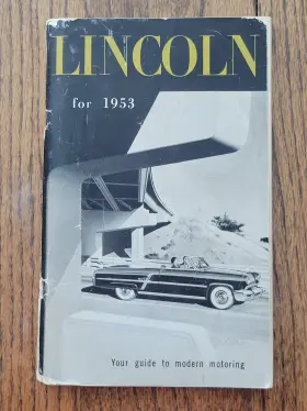 Lm-3090-53 Lincoln 1953 Car Sales Brochure Catalog Original Cosmopolitan Capri Vintage
