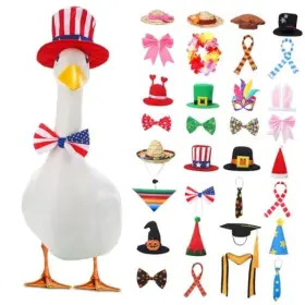 Locmeo Gor-locmeo-1679 16 Set Holiday Porch Goose Outfit For 250th Anniversary Independence Day