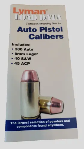 Ly-9780004 Lyman 9780004 Load Data Book Popular Auto Pistol Cals