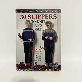 M & 781782213529 30 Slippers To Knit And Felt Fabulous Projects You Can M... By Carlos Zachrison