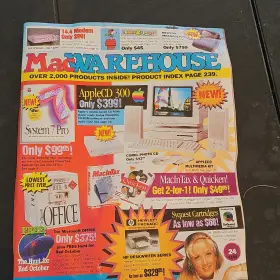 Macwarehouse 168588 Summer 1994 Illustrated Computers And Tech Catalog Booklet