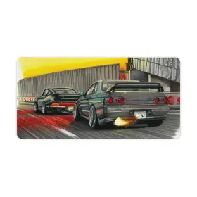 Mp-730 Malji Jdm Japanese Car Art Skyline Gtr R32 Large Mouse Pad For Desk 30x60cm