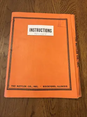 9f5-14f8 Mettler Vtg Service And Installation Manual Mettle Fan-air Rockford Il Read