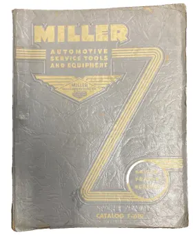F-619 Miller 1951 Automotive Tools And Service Equipment Catalog Kaiser Frazer