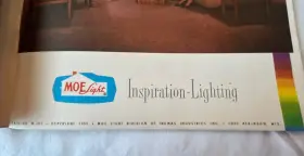 M-162 Moe Lights Rare Vintage Lighting Catalog 1955 Mcm Decor #3