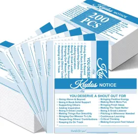 B0fpg15y7l Motiskyy 200 Kudos Notice Cards Positive Shout Out Staff Teacher Employee