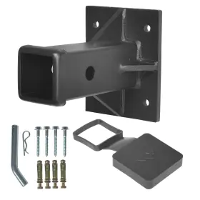 Tcgjq06 My Rustic Hitch Wall Mount Bolt-on Receiver Tube Adapter 2 Inch Opening Receive