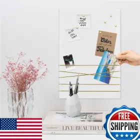 B0c69kcx3c Navaris 12 Inch X17 Velvet Fabric Memo Bulletin Board - Wall Mountable Memory