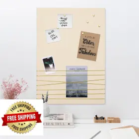 B0c69kgst1 Navaris 20 Inch X28 Velvet Fabric Memo Bulletin Board Wall Mount Memory Pinboard