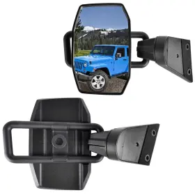 Wlt-qphsj004 Nifeida Door Off Mirror Compatible With Jeep Wrangler Side Rear View