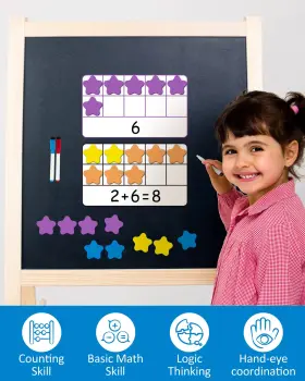 No 710050843730 Magnetic Ten-frame Set Math Manipulative Number Counting Games