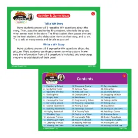 No 721001180750 Photo Cards Wh Questions Flashcards - Receptive And Expressive Language