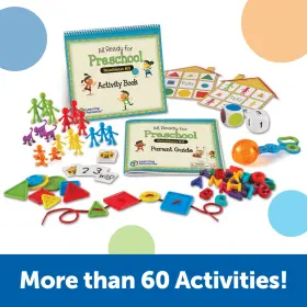 No 765023034776 All Ready For Preschool Readiness Kit Girls And Boys 60 Activities Set Ages 3