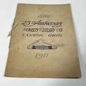 1886-1911 Novelty Cutlery Rare Co. Canton Ohio 25th Anniversary Booklet Catalog