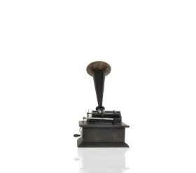 Aj114 Old Modern Handicrafts 1901 Edison Standard Model A New Style Phonograph Display #3
