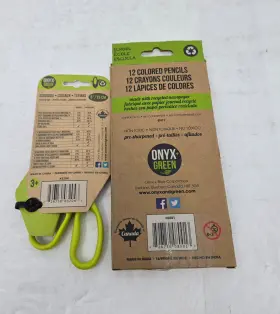 Onyx Green 826750080013 Set - 12pk Colored Pencils Plus 5 Inch Scissors New #3