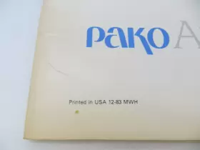 Ps-58r17 Pako Jan 1984 Master Numerical Parts Price List Vintage Catalog #3