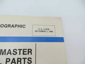 Ps-58r18 Pako 1984 Photographic Master Numerical Parts Price List Vintage Catalog #2