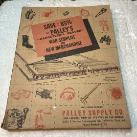 Jrr43 Palleys 1953 Palley S War Surplus Catalog Wwii Supply Co. Tool And Merchandise