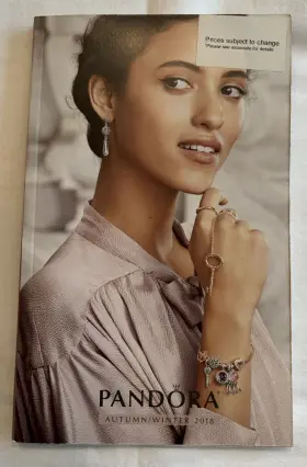 0618 Pandora 2018 Jewelry Autumn/winter Seasonal Catalog Catalogue Booklet Pamphlet