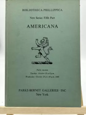 Realized-1969 Parke Parke-bernet Catalog Robinson Trust Collection Americana-prices