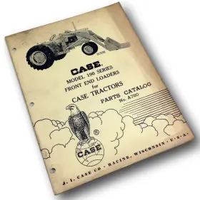 Peaceful Creek Supply 752589909723 Parts Catalog Manual For J I Case Model 190 Series Front Loaders Tra