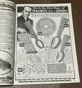 No.66-2nd Perry G. Mason 1926 Co. Catalog Edition Org Envelope Ads And Poster Mint #2