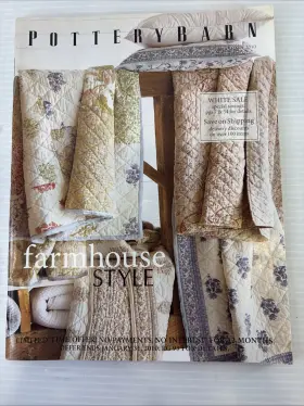 54002 Pottery Barn Vintage January 2010 Catalog Mailer Farmhouse Style Home Furniture