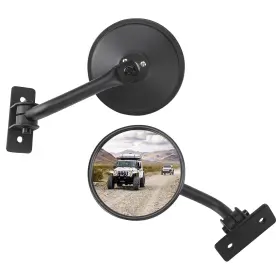 Jpmi008 Qmparts Upgraded Mirrors Doors Off Compatible With Jk Jku Tj Round Wrangler Side Mir