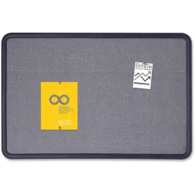 Quartet B00006i9wc Contour Fabric Bulletin Board 4ft X 3ft Blue Frame 7694be