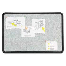 B00006i9wm Quartet Bulletin Board 2 X 3 Feet Contour Granite-colored Surface With Black