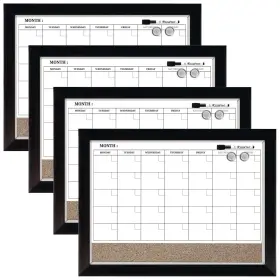 B01lrwkrfw Quartet Whiteboard Calendar And Corkboard Magnetic White Board Cork Bulletin B