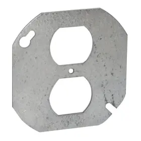 Raco 050169007310 731 Single Gang Octagon Duplex Box Cover Metallic