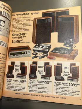 Catalog-163 Radio Shack Vintage 1976 Pages 8 Tracks Cb Radios Stereos- Nice
