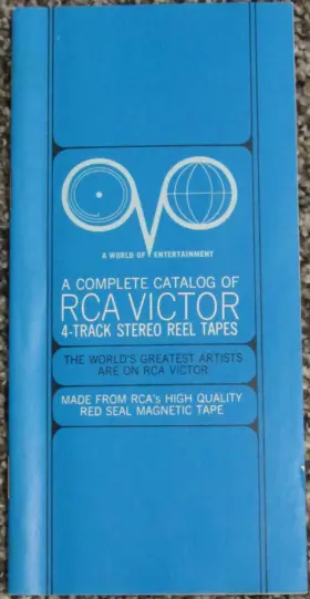 Cat-9165 Rca Victor Cat-9165/166 1965 Complete Catalog Of 4-track Stereo Reel Tapes
