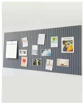 B0dcvc1x6q Rokeblau 48x32 Inch Large Felt Bulletin Pin Board 0.35 Thick Foldable Dark Grey