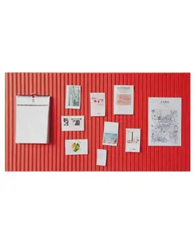 B0f92yz57j Rokeblau 24x16 Inch Large Red Felt Bulletin Pin Board Foldable Photo Display Memo Dec