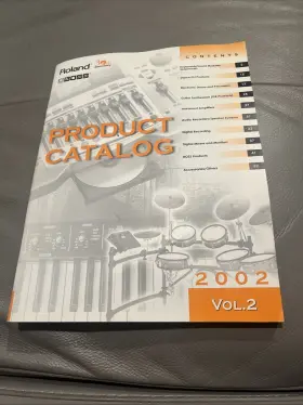 14402432 Roland / Boss Product Catalogue 2002 Vol2 Musical Instruments Synths Pedals 54pg