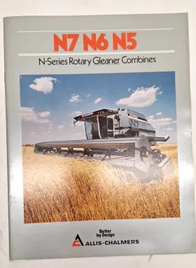 832-8201 Rotary Used Brochures For Allis Chalmers N7 N6 N5 Gleaner Combines Aed