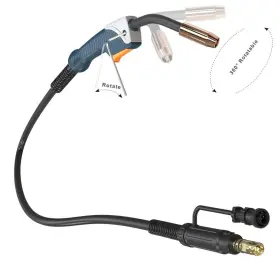 Rstar 706238472618 Flexible Mig Torch Professional High Quality Replacement Tweco Welding To