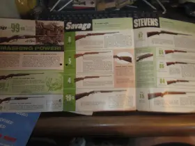 Sv011 Savage Vintage 1960s Stevens Rifles Dealer Foldout Sales Ad #2