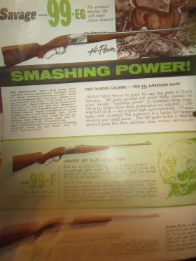 Sv011 Savage Vintage 1960s Stevens Rifles Dealer Foldout Sales Ad #3