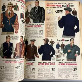4library Sears 1246 Vintage Roebuck Fall Winter 1940 Catalog Pages Bound #2