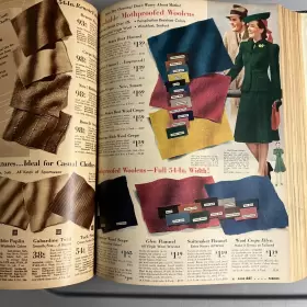 4library Sears 1246 Vintage Roebuck Fall Winter 1940 Catalog Pages Bound #3
