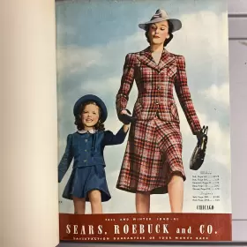 4library Sears 1246 Vintage Roebuck Fall Winter 1940 Catalog Pages Bound