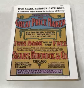 1908 Sears And Roebuck Replica Catalog 1969 Printing No. 117 Pb Illustrated Vtg